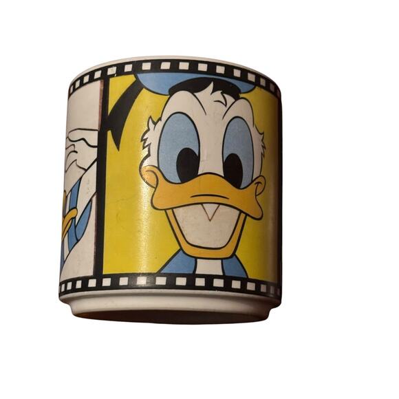Donald Duck Disney Film Mug Cup Japan Mad Happy Clarence Nash Daisy Huey READ - Picture 5 of 11